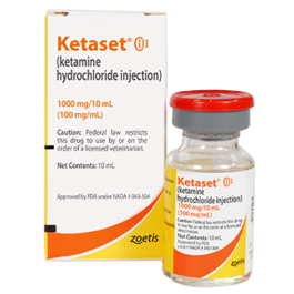 KETASET Ketamine HCl Injection 1000mg/10ml